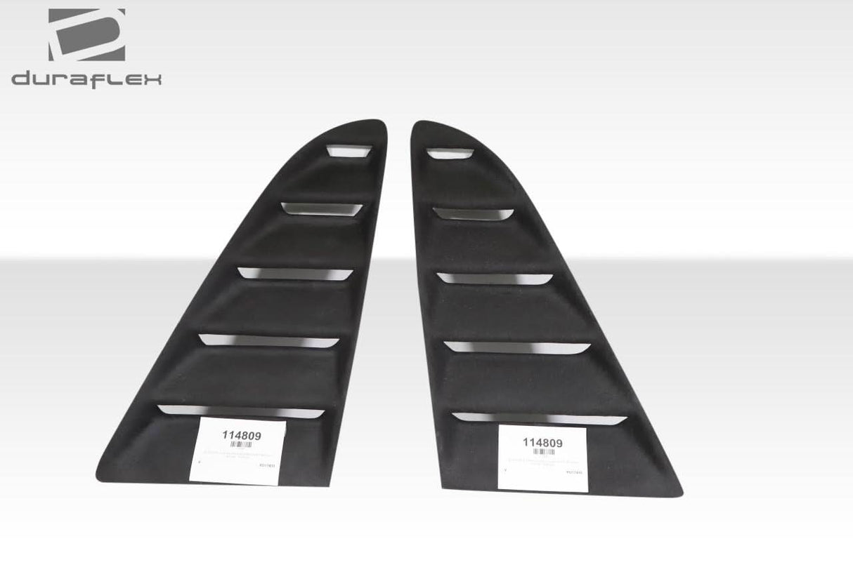 2015-2023 Ford Mustang KT Style Window Scoops - 2 Piece - FRP