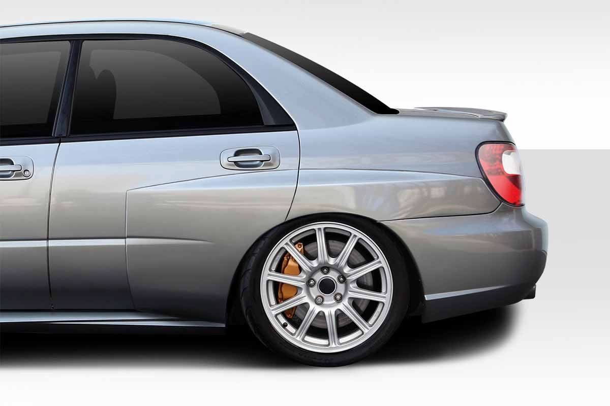2002-2007 Subaru Impreza WRX STI WRC Look Rear Fender Flares - FRP