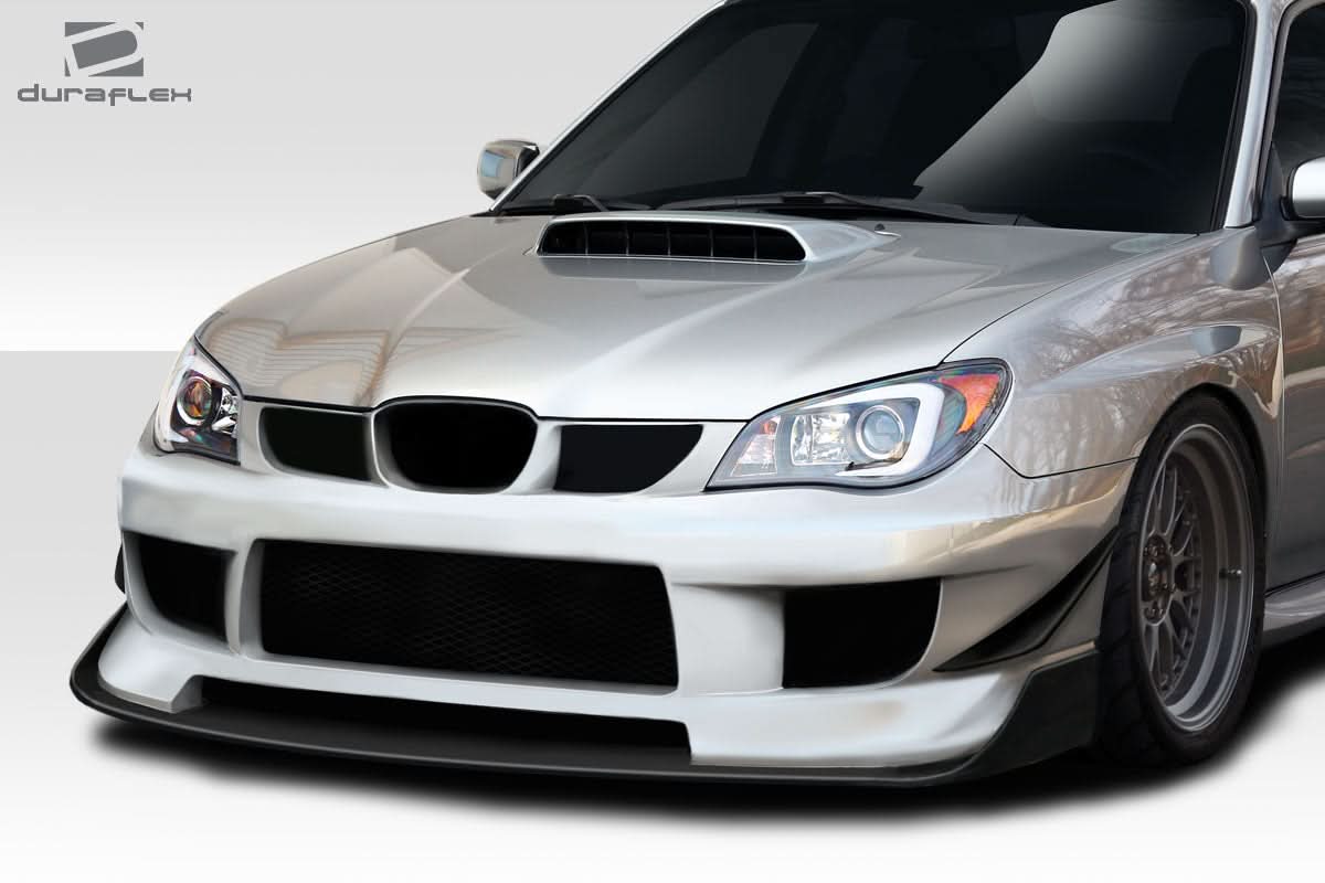 2006-2007 Subaru Impreza WRX STI M-1 Sport Style Front Bumper Cover - 4 Piece - FRP