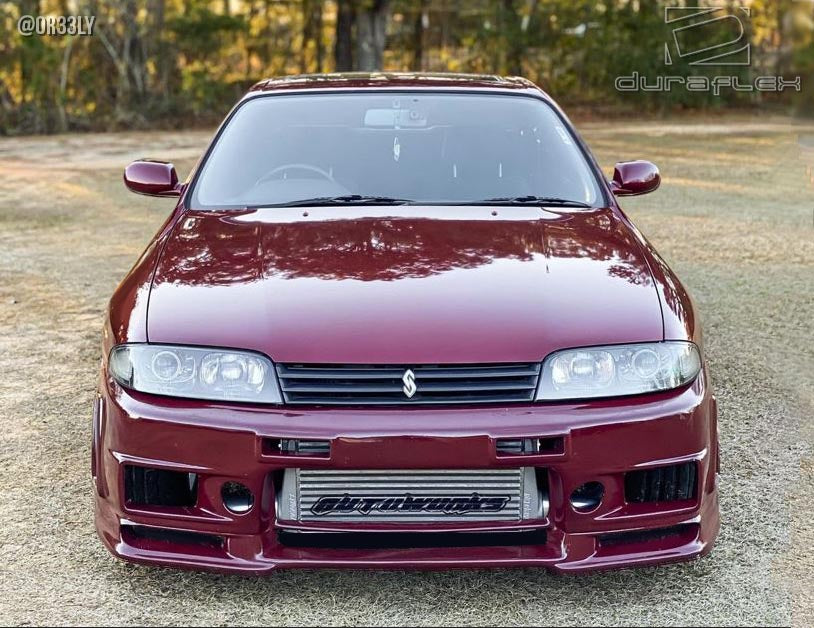 1995-1998 Nissan Skyline R33 N-1 Style Front Bumper Cover - FRP