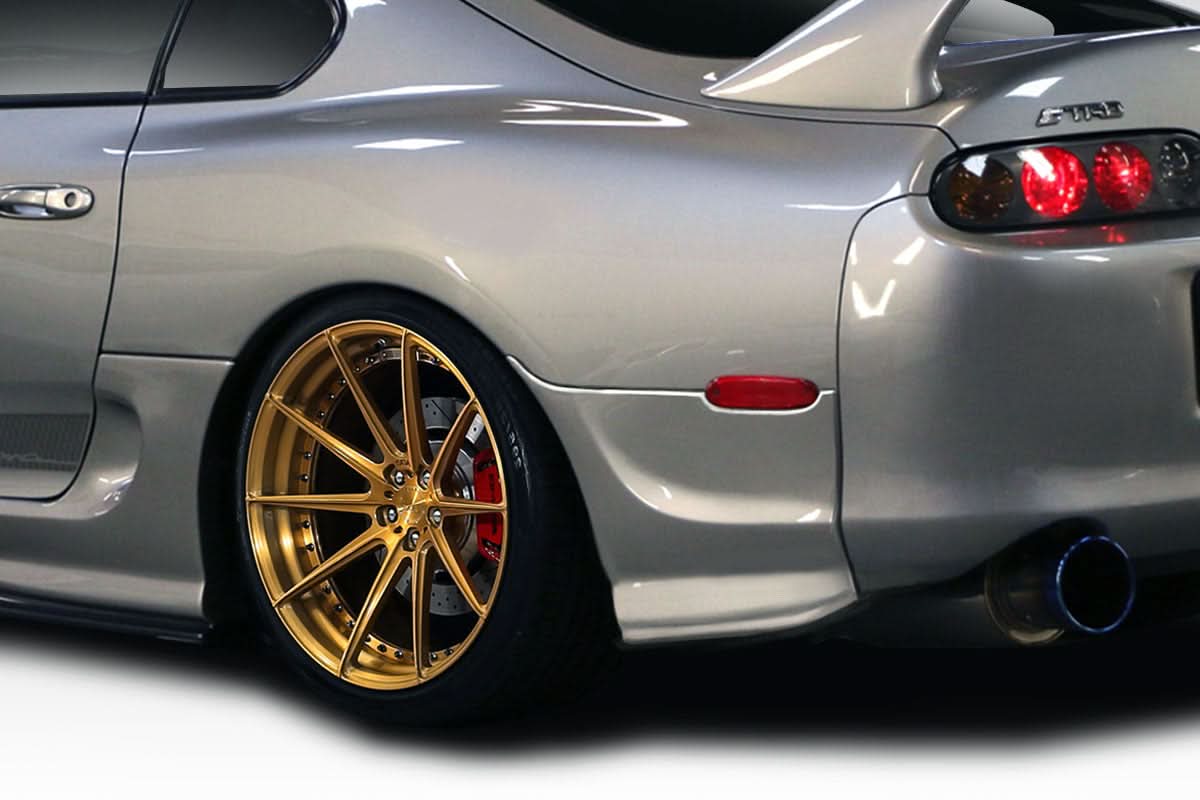 1993-1998 Toyota Supra RD-X Style Rear Add On Spat Extensions - FRP