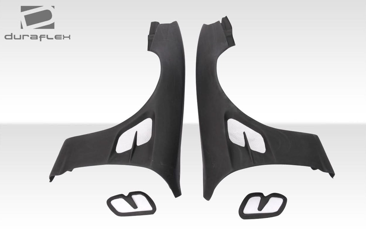 1997-1998 Nissan 240SX Supercool Style Wide Body Front Fenders - FRP