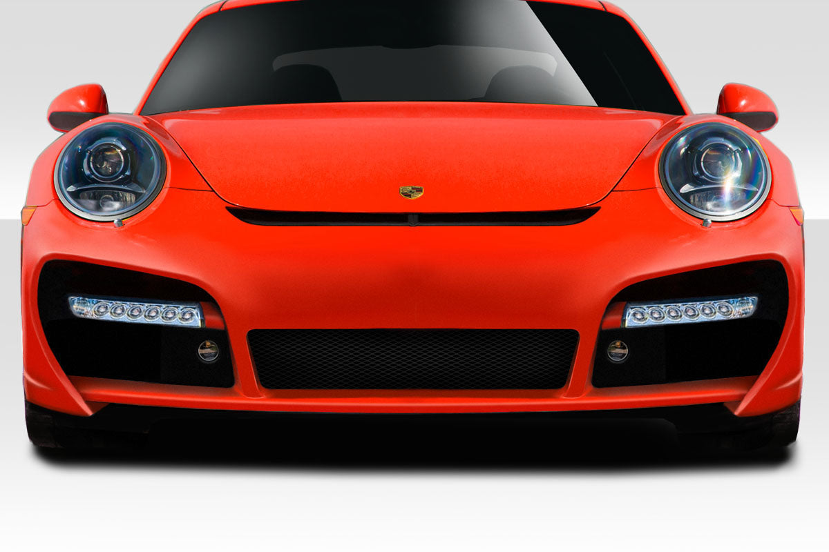 2005-2011 Porsche 911 Carrera Tecnika Style Front Bumper Cover - 4 Piece - FRP