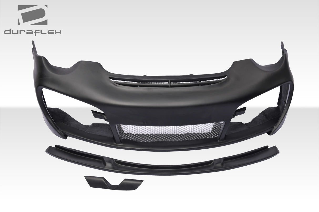 2005-2011 Porsche 911 Carrera Tecnika Style Front Bumper Cover - 4 Piece - FRP