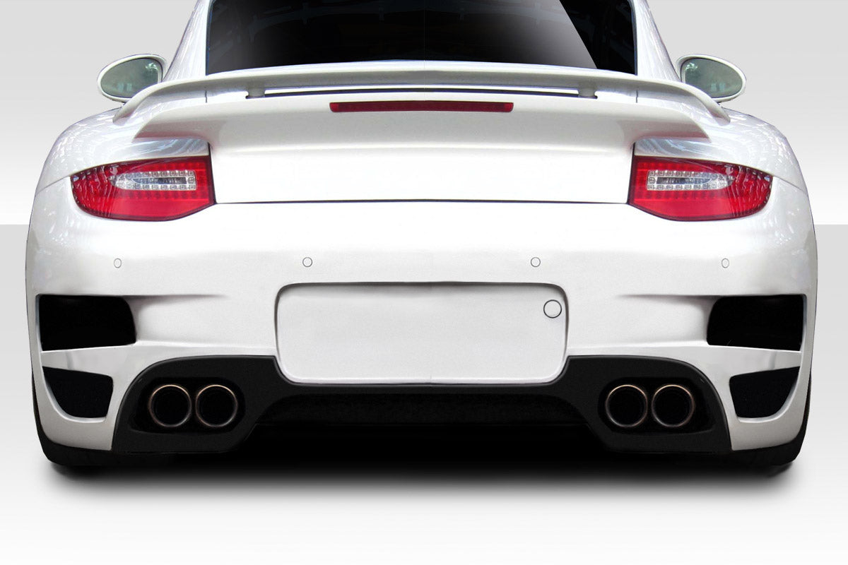 2009-2011 Porsche 911 Carrera Tecnika Style Rear Bumper Cover - 2 Piece
