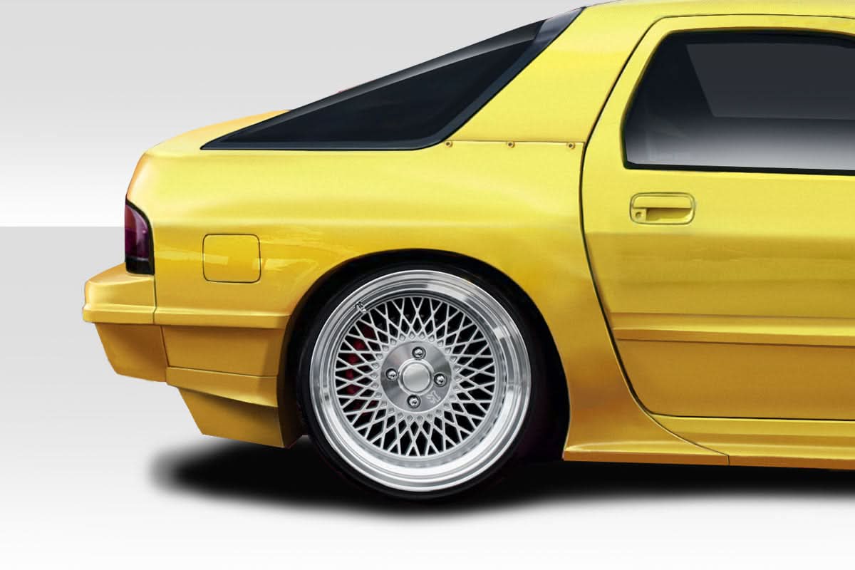 1986-1991 Mazda RX-7 RE Wide Look Rear Fenders - 2 Piece - FRP