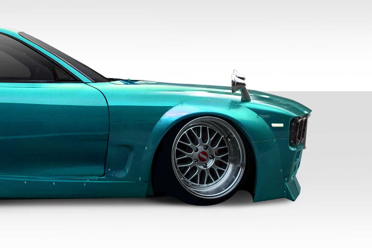 1993-1997 Mazda RX-7 TKO Boss Style Wide Body Front Fenders - FRP