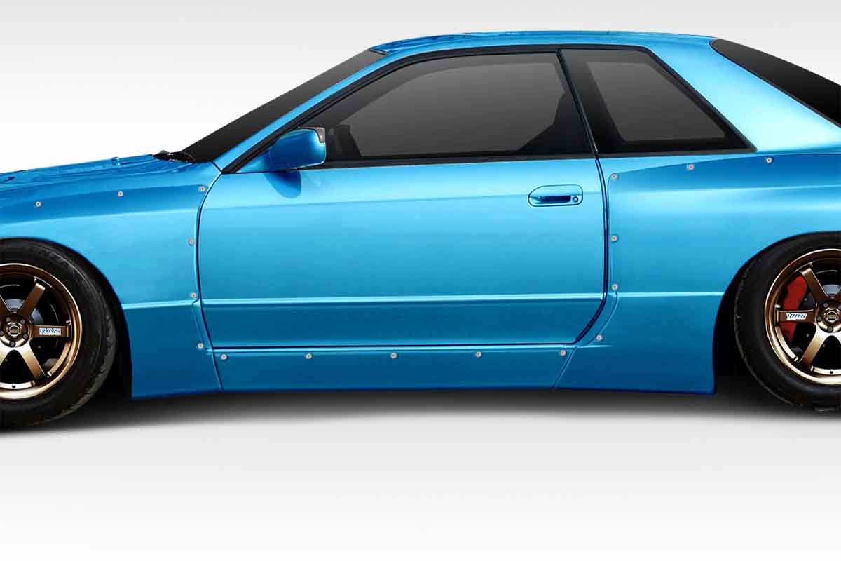 1989-1994 Nissan Skyline TKO RBS Style Side Skirt Rocker Panels - FRP