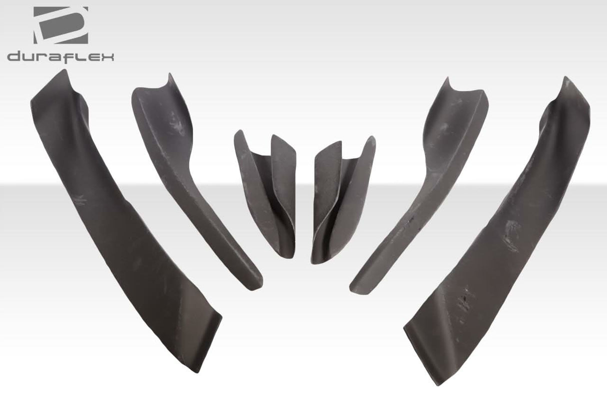 2013-2020 Toyota 86 GT500 V2 Style Canards - 6 Piece - FRP