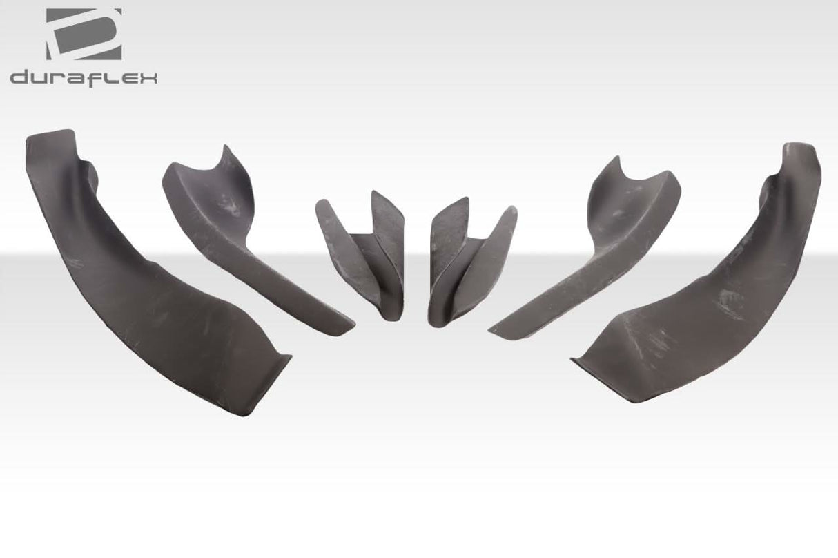 2013-2020 Toyota 86 GT500 V2 Style Canards - 6 Piece - FRP