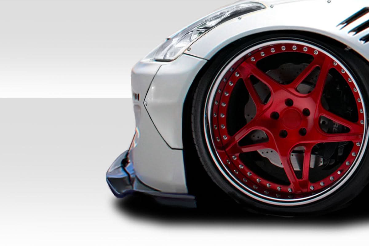 2003-2008 Nissan 350Z RBS Style Front Fender Flares - 2 Piece FRP