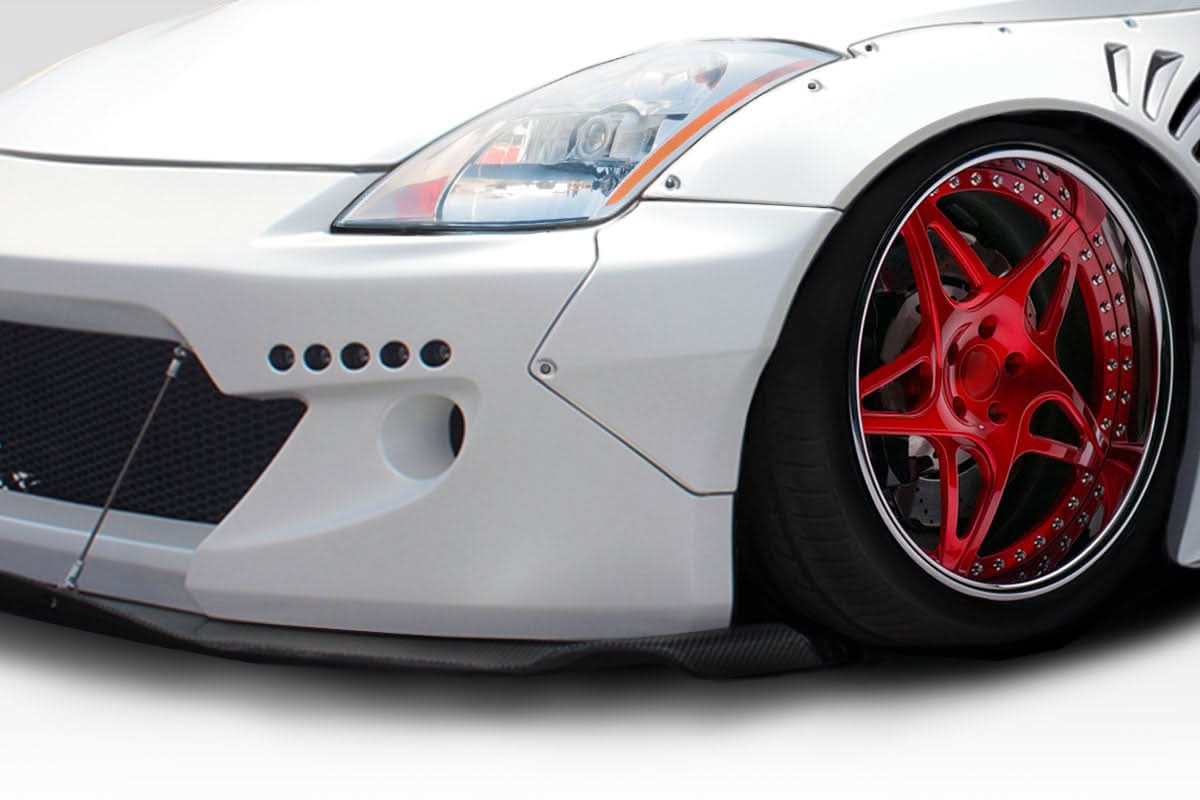 2003-2008 Nissan 350Z RBS Style Front Fender Flares - 2 Piece FRP