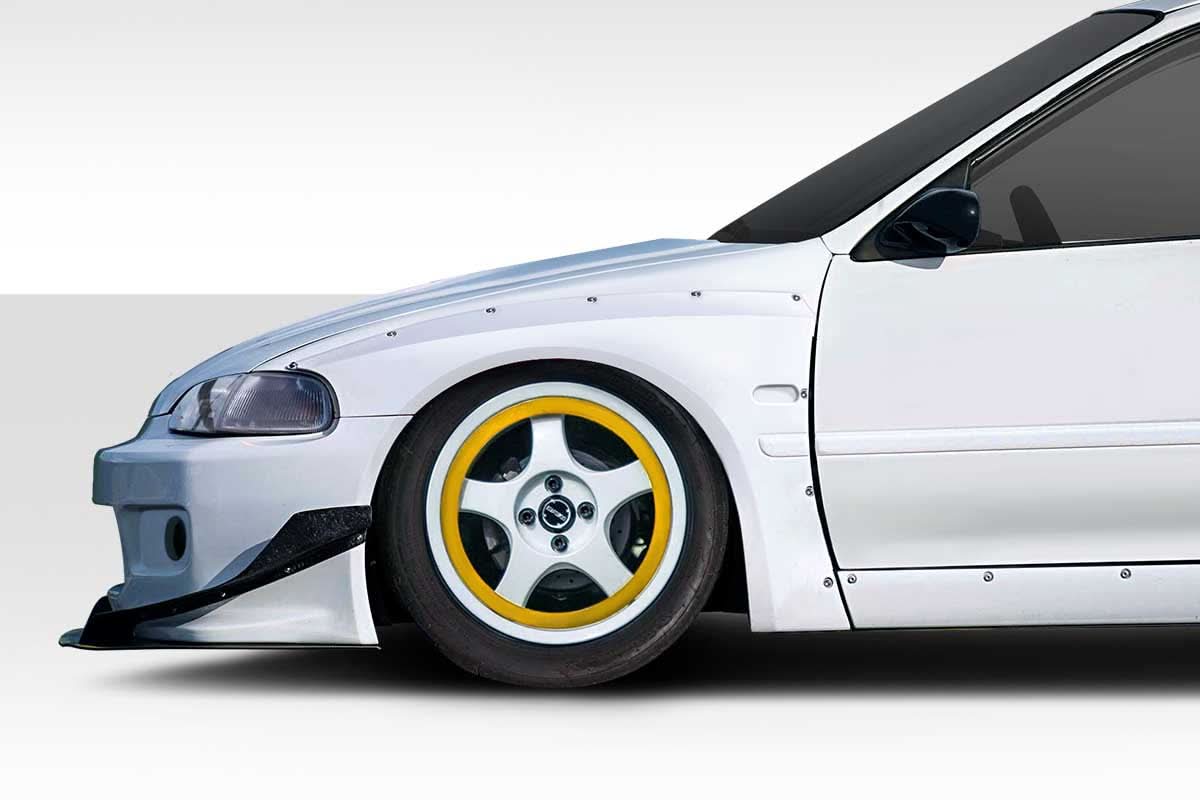 1992-1995 Honda Civic TKO RBS Wide Body Front Fenders - 2 Piece