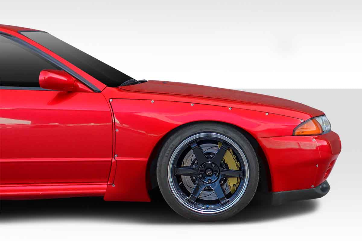 1989-1994 Nissan Skyline R32 TKO RBS Style Wide Body Front Fenders - FRP