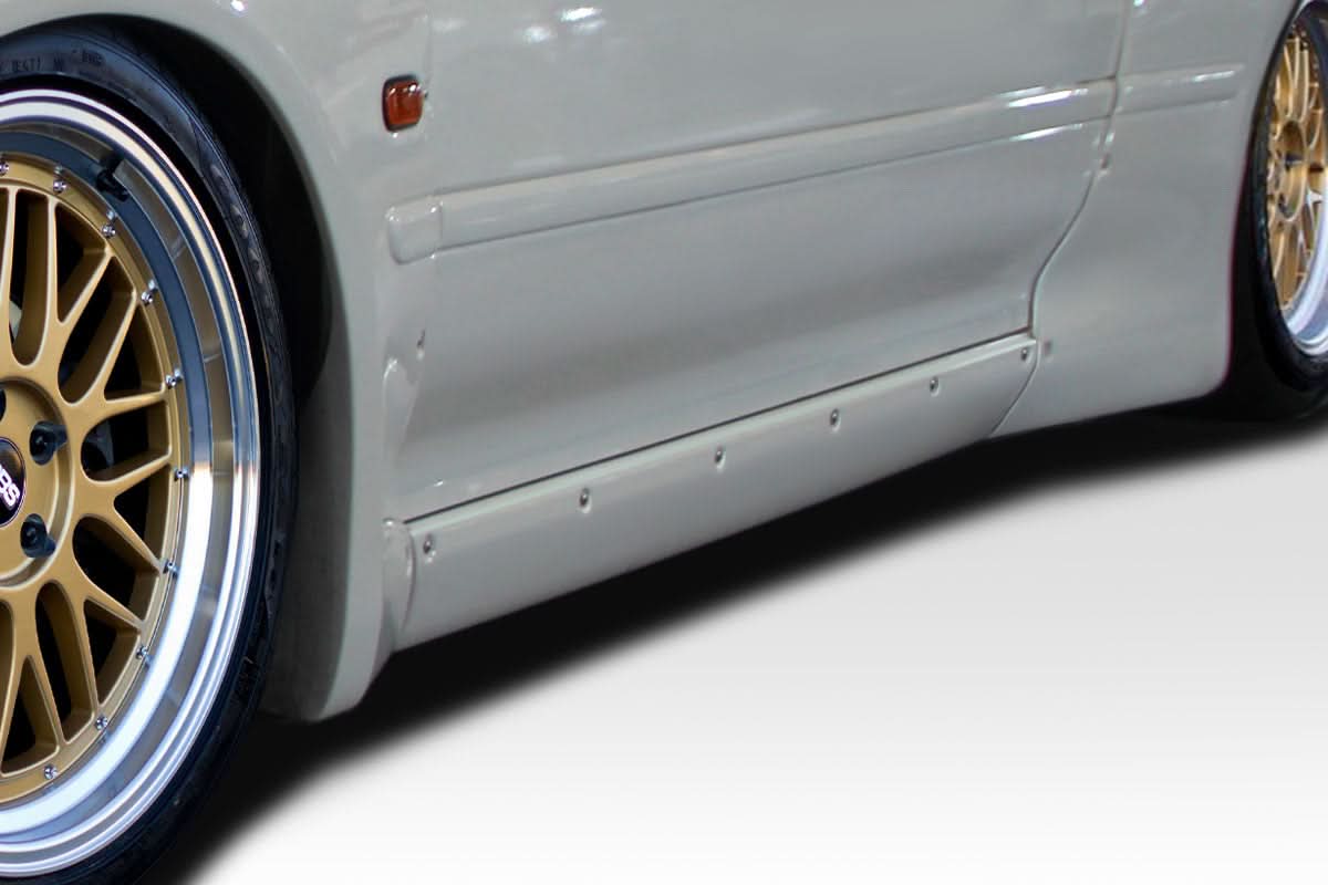 1992-1995 Honda Civic TKO RBS Style Wide Body Side Skirts - FRP