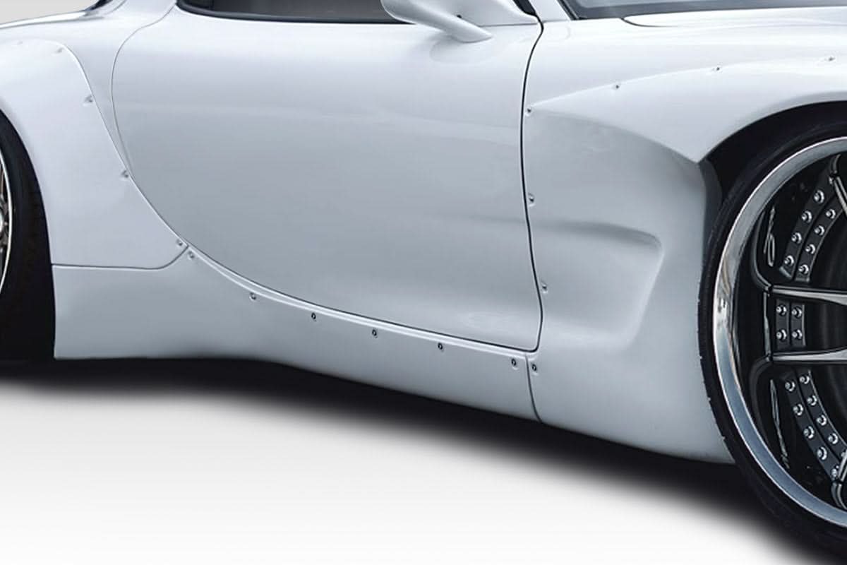 1993-1997 Mazda RX-7 TKO RBS Style Wide Body Side Skirts - FRP