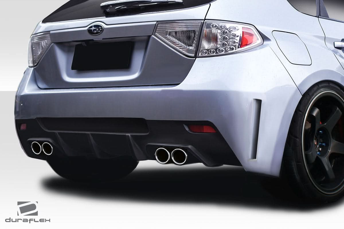 2008-2014 Subaru Impreza STI/WRX VRS Style Rear Bumper Cover - FRP