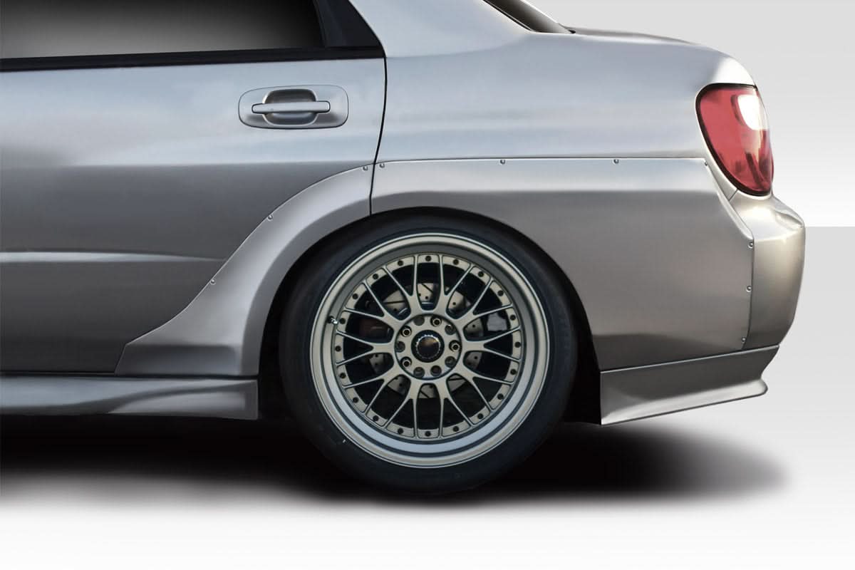 2002-2007 Subaru Impreza WRX STI VRS Style Wide Body Rear Fender Flares - 4 Piece