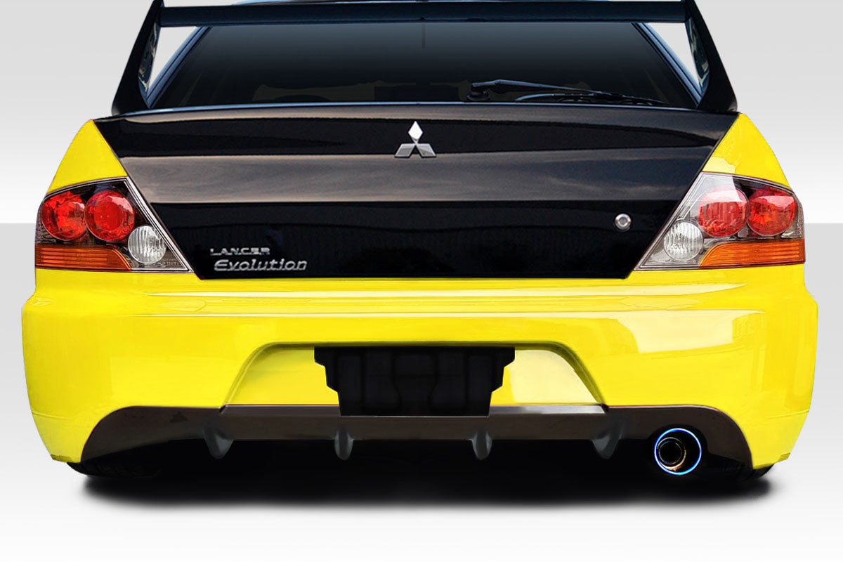 2003-2006 Mitsubishi Lancer Evolution VTX Style Rear Bumper - FRP