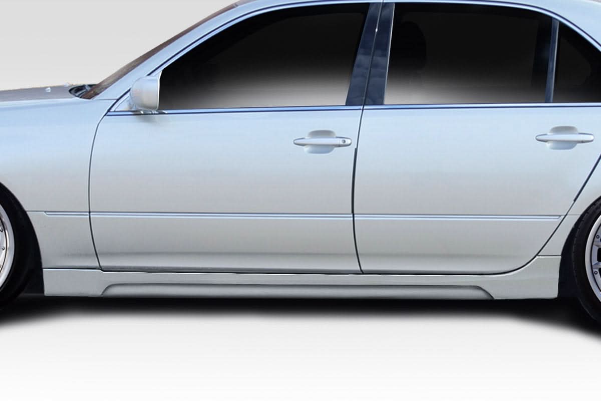 2001-2003 Lexus LS430 W1 Style Side Skirts Rocker Panels - FRP