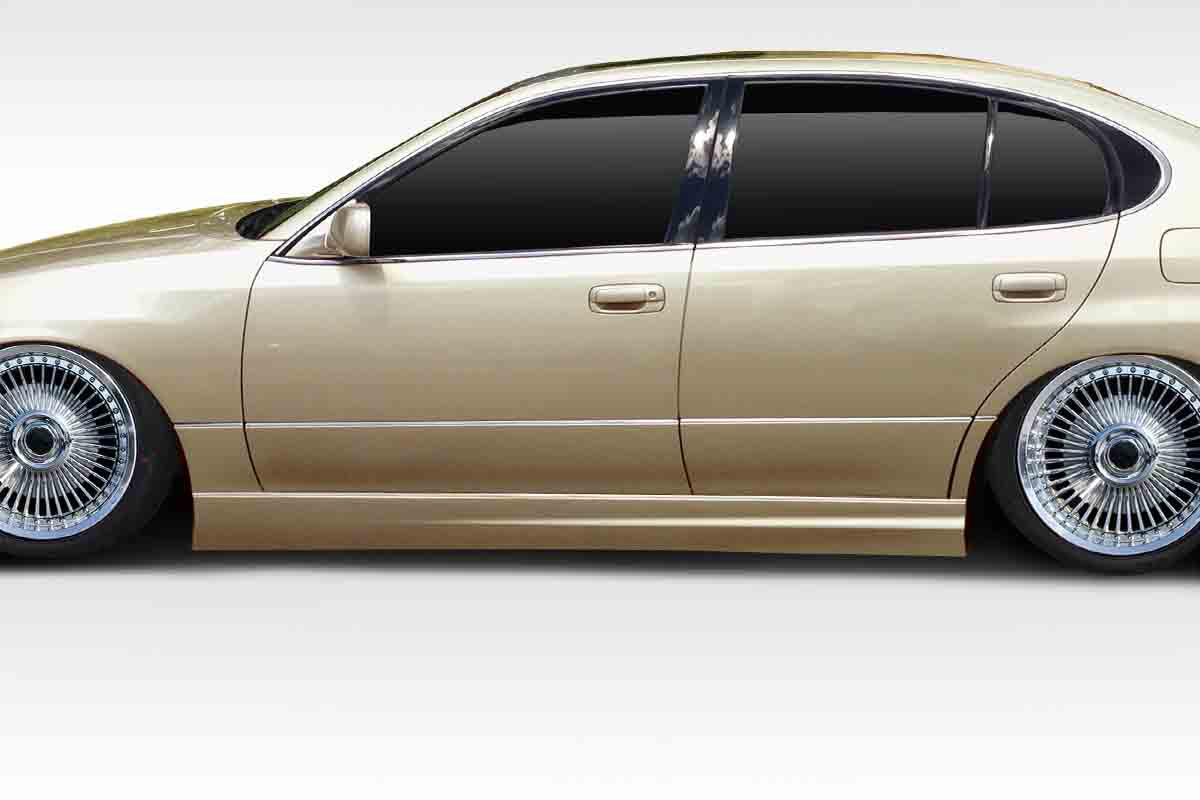 1998-2005 Lexus GS Series W1 Style Side Skirts Rocker Panels - 2 Piece
