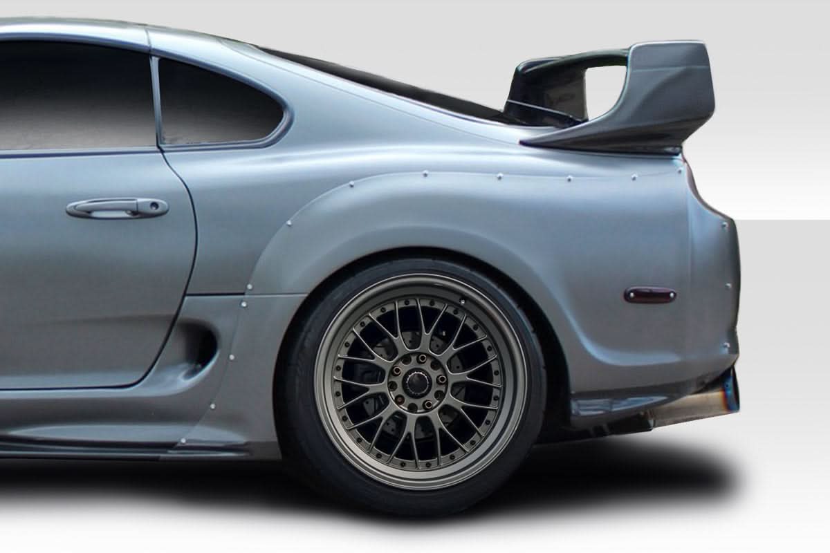 1993-1998 Toyota Supra RD-X Style Wide Body Rear Fender Flares - FRP