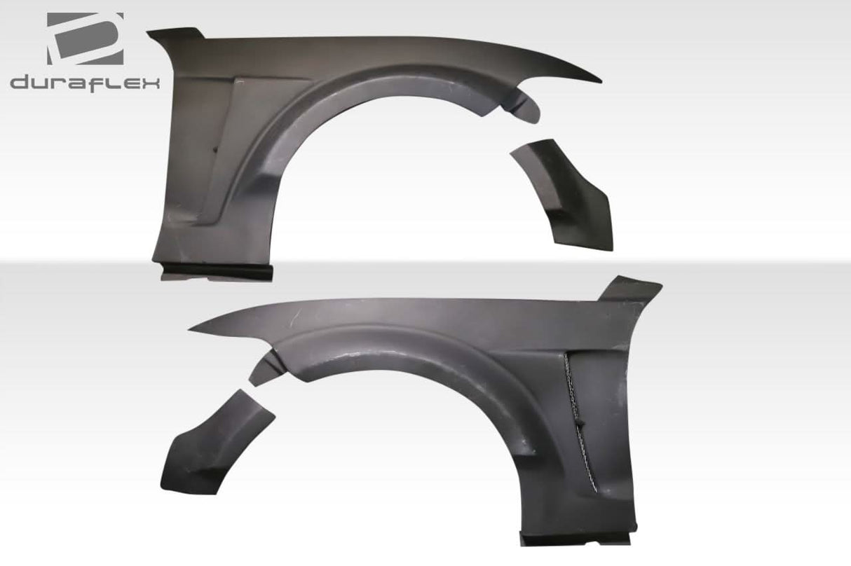 2015-2017 Ford Mustang KT Wide Body Look Front Fender Flares - 4 Piece