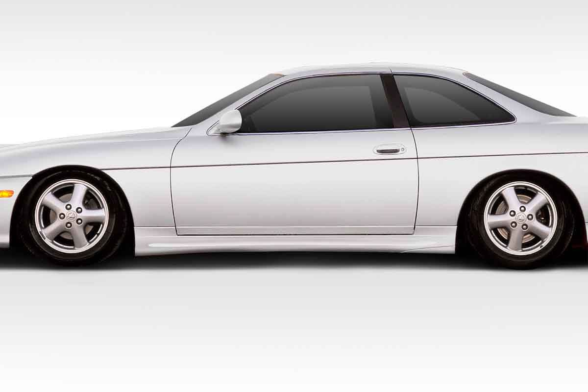 1992-2000 Lexus SC300 SC400 A Spec Style Side Skirts - 2 Piece - FRP