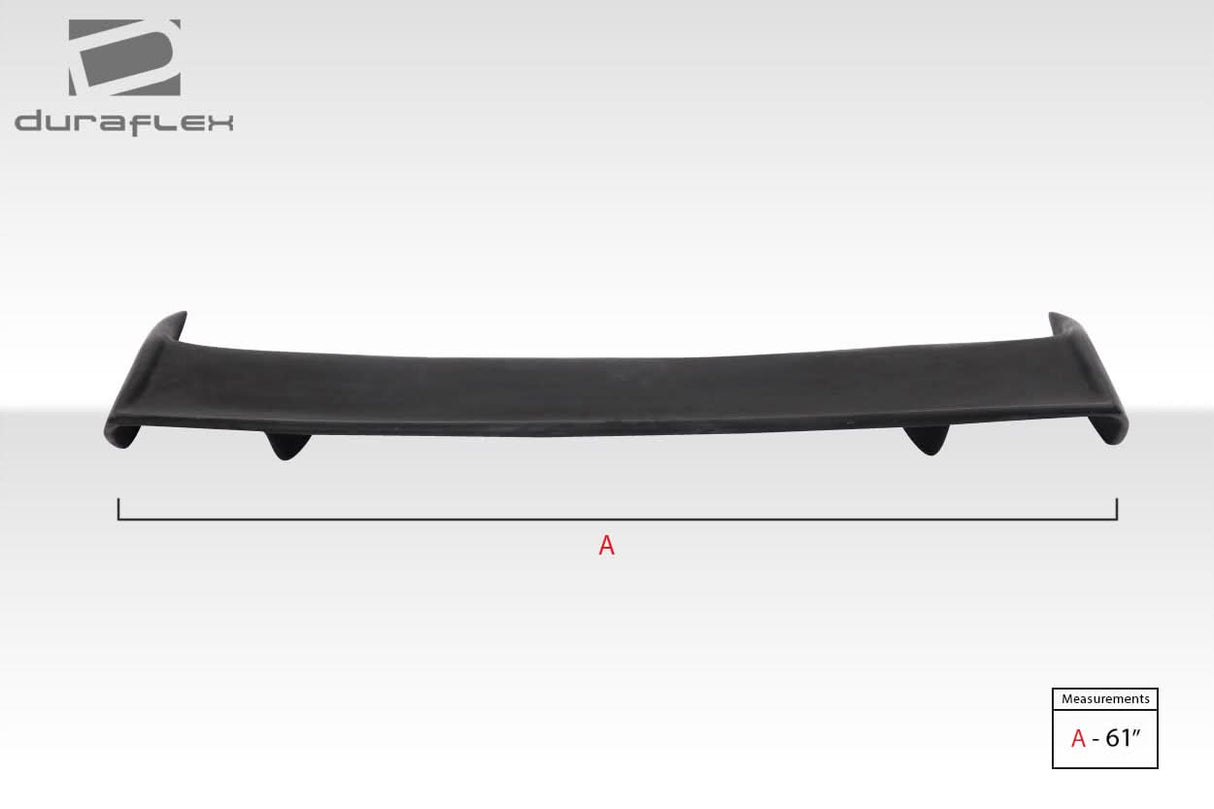 Universal Ultra Power Style Wing Spoiler - 1 Piece - FRP
