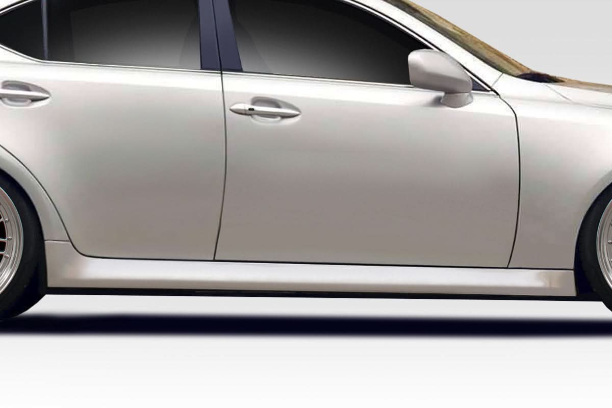 2006-2013 Lexus IS250 IS350 V Speed Style Side Skirts - FRP