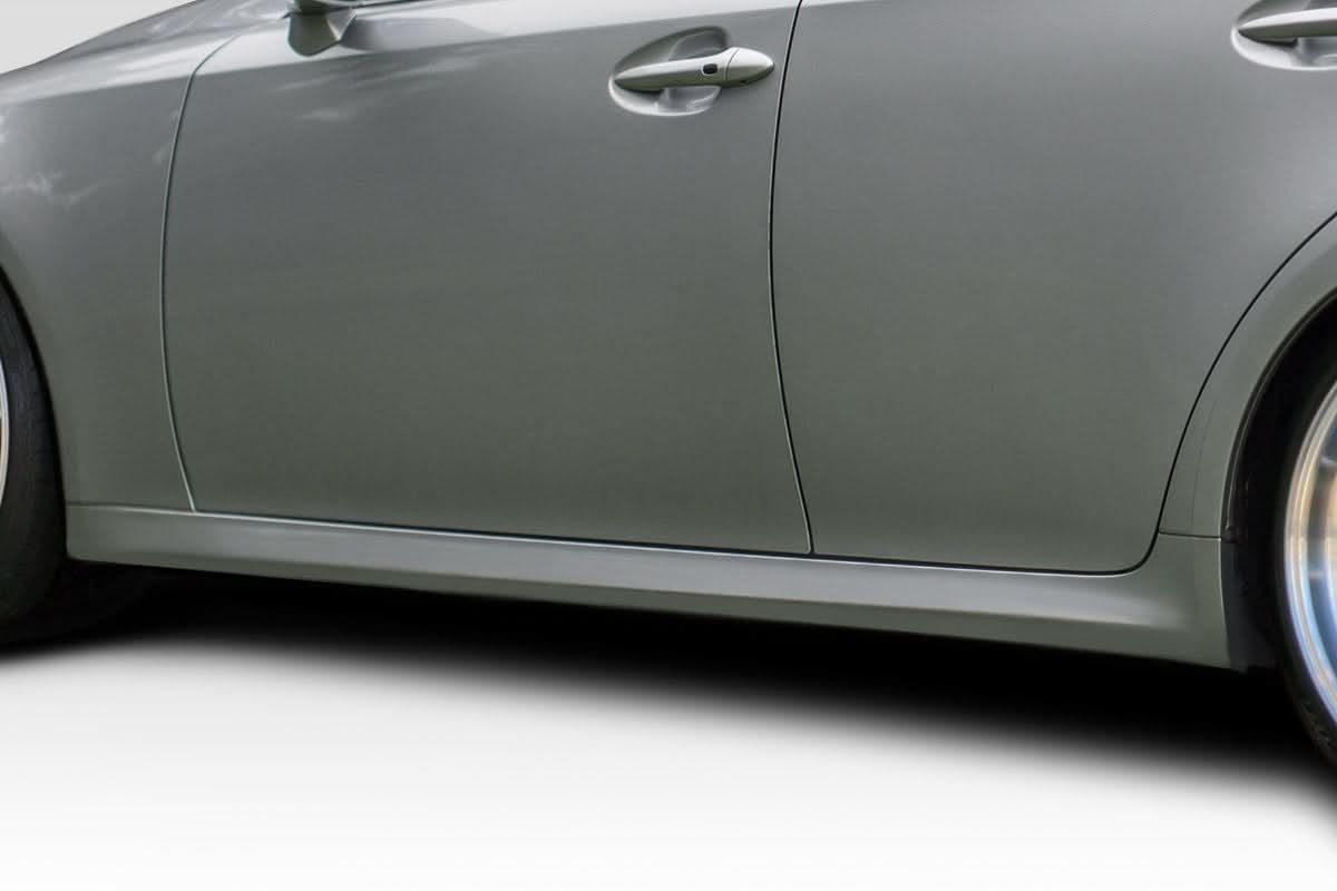 2006-2013 Lexus IS250 IS350 V Speed Style Side Skirts - FRP