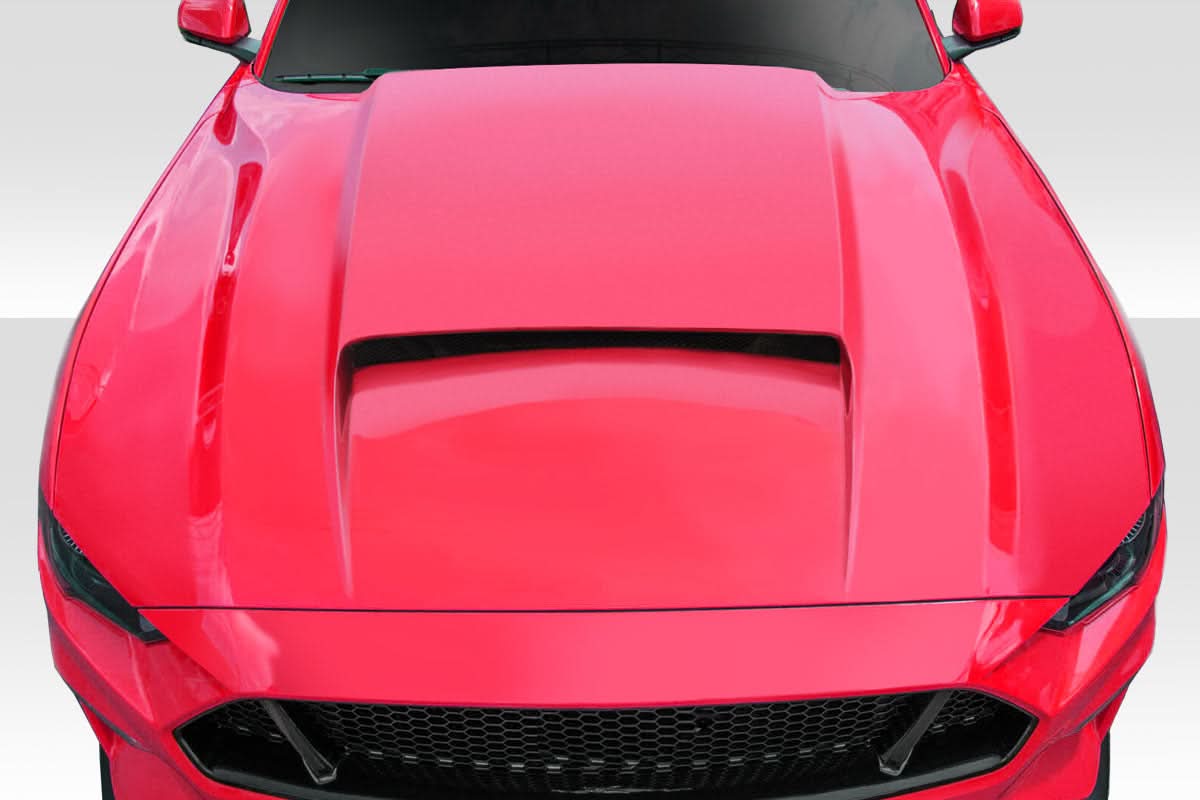 2018-2023 Ford Mustang CVX Style Hood - 1 Piece - FRP