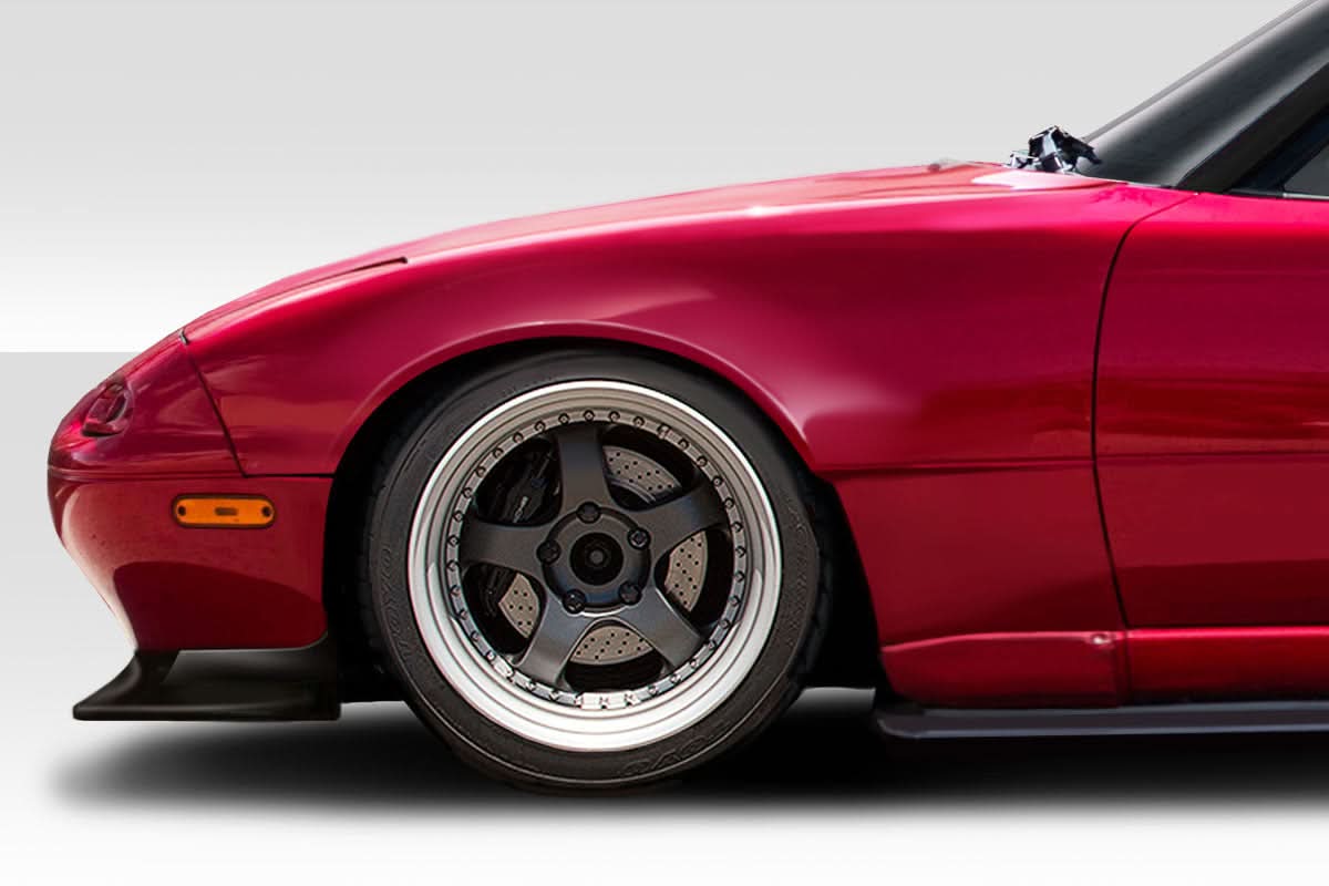 1990-1997 Mazda Miata Afterburner Style Front Fenders - 2 Piece - FRP