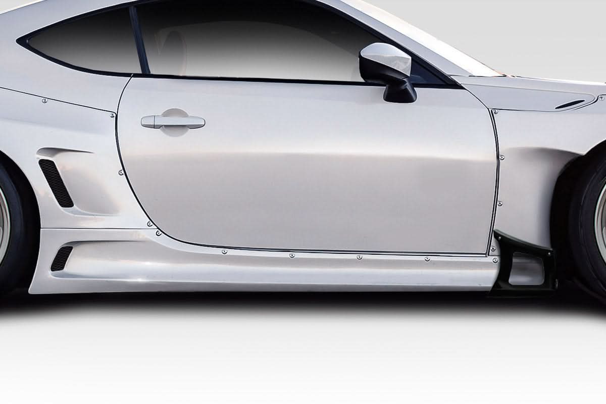 2013-2020 Toyota 86 GT500 V3 Style Side Canards - 2 Pieces - FRP