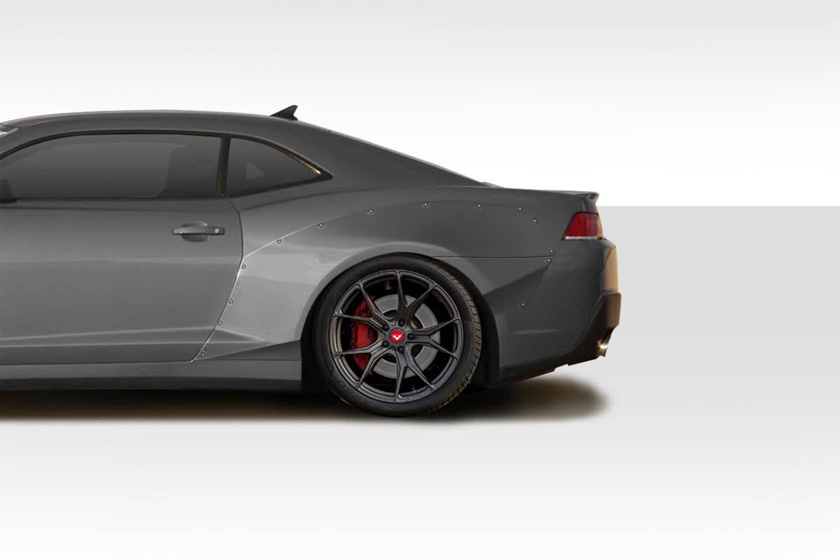 2010-2015 Chevrolet Camaro Grid Style Rear Fender Flares - 4 Piece
