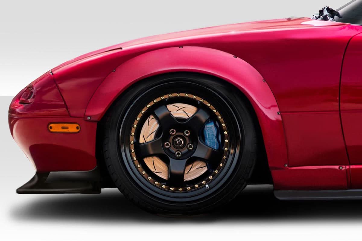 1990-1997 Mazda Miata TKO RBS Style Wide Body Front Fender Flares - 2 Piece