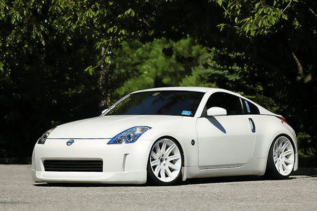 Nissan Fairlady 350z Black INGS Look Front Bumper Lip (2002 - 2008) - K2 Industries