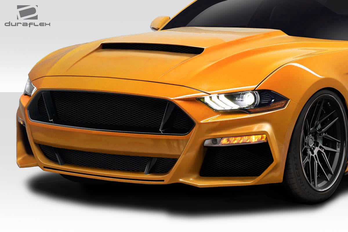 2018-2023 Ford Mustang Grid Style Front Bumper Cover - FRP