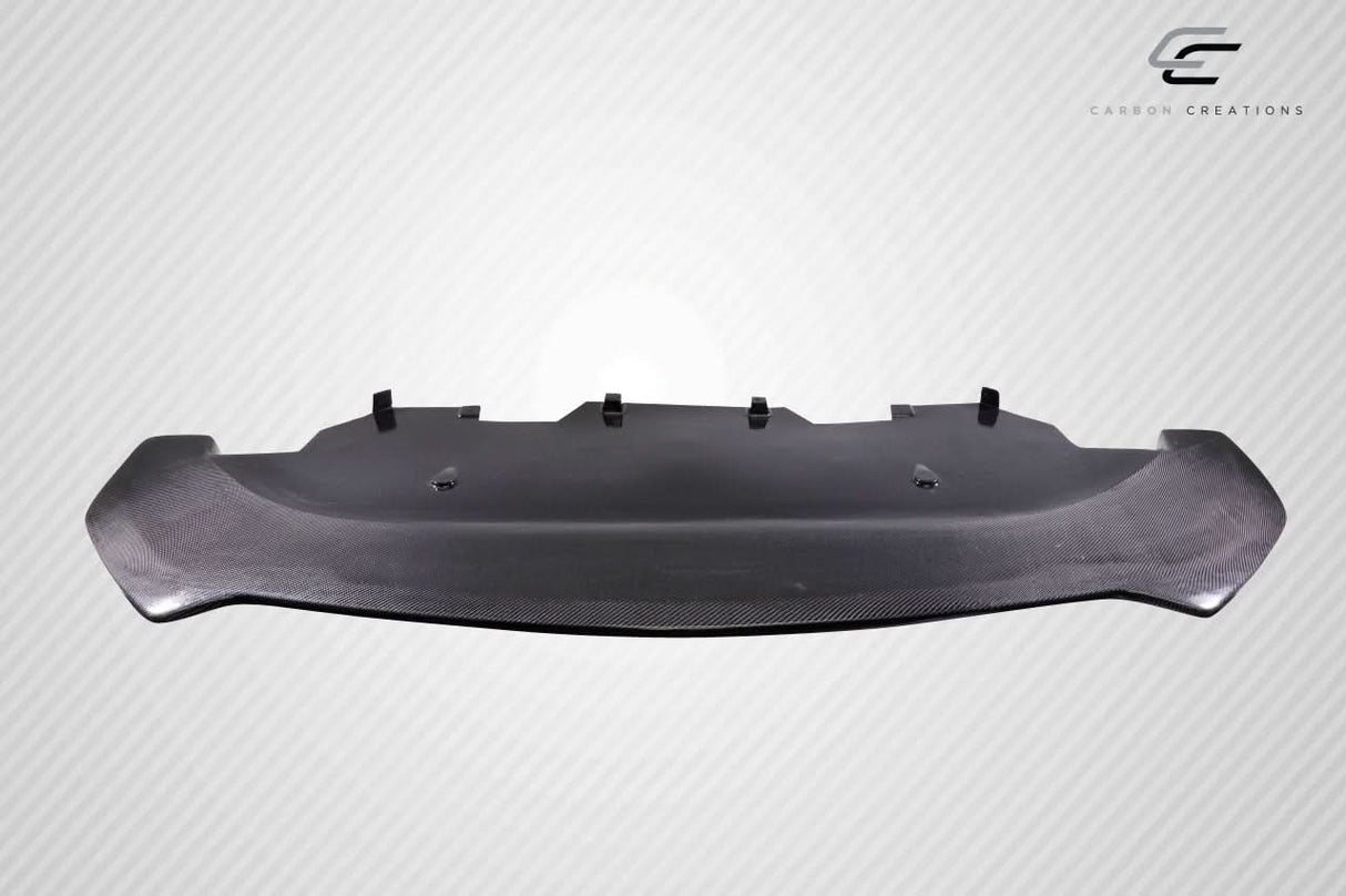 2018-2023 Ford Mustang Grid Style Front Lip Under Spoiler - Carbon Fiber
