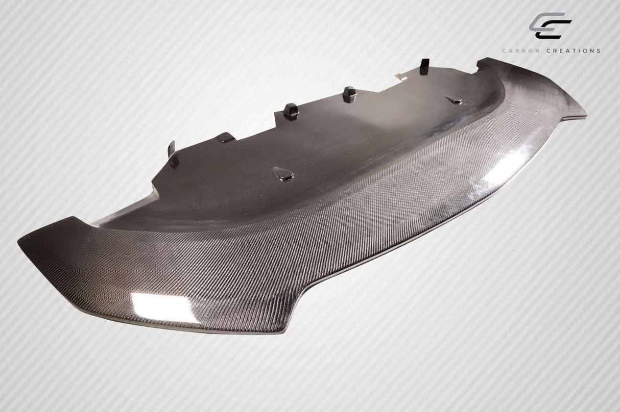 2018-2023 Ford Mustang Grid Style Front Lip Under Spoiler - Carbon Fiber