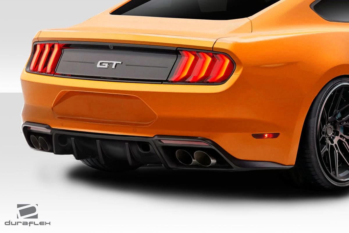 2018-2023 Ford Mustang Grid Style Rear Diffuser - FRP