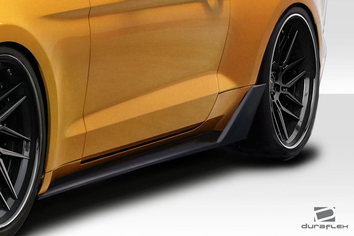 2015-2023 Ford Mustang Grid V2 Style Side Skirts - 2 Piece - FRP