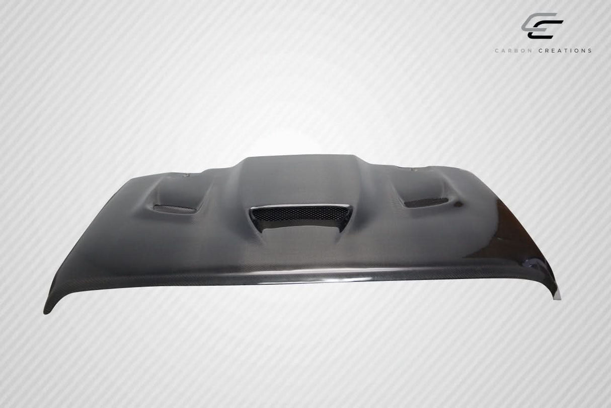 2018-2025 Jeep Wrangler JL Gladiator JT Hellcat Look Hood - Carbon Fiber