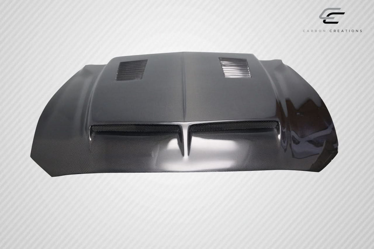 2018-2023 Ford Mustang GT500 Style Hood - Carbon Fiber