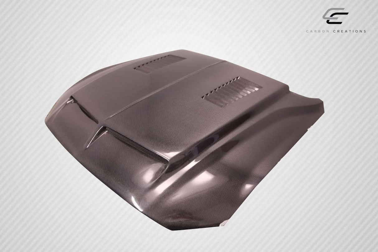 2018-2023 Ford Mustang GT500 Style Hood - Carbon Fiber