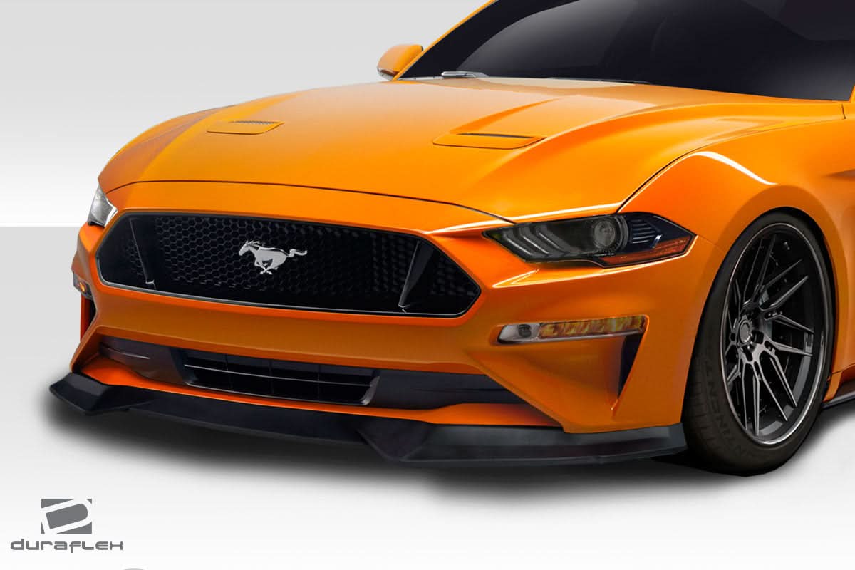 2018-2023 Ford Mustang RTX Style Front Lip - 1 Piece - FRP