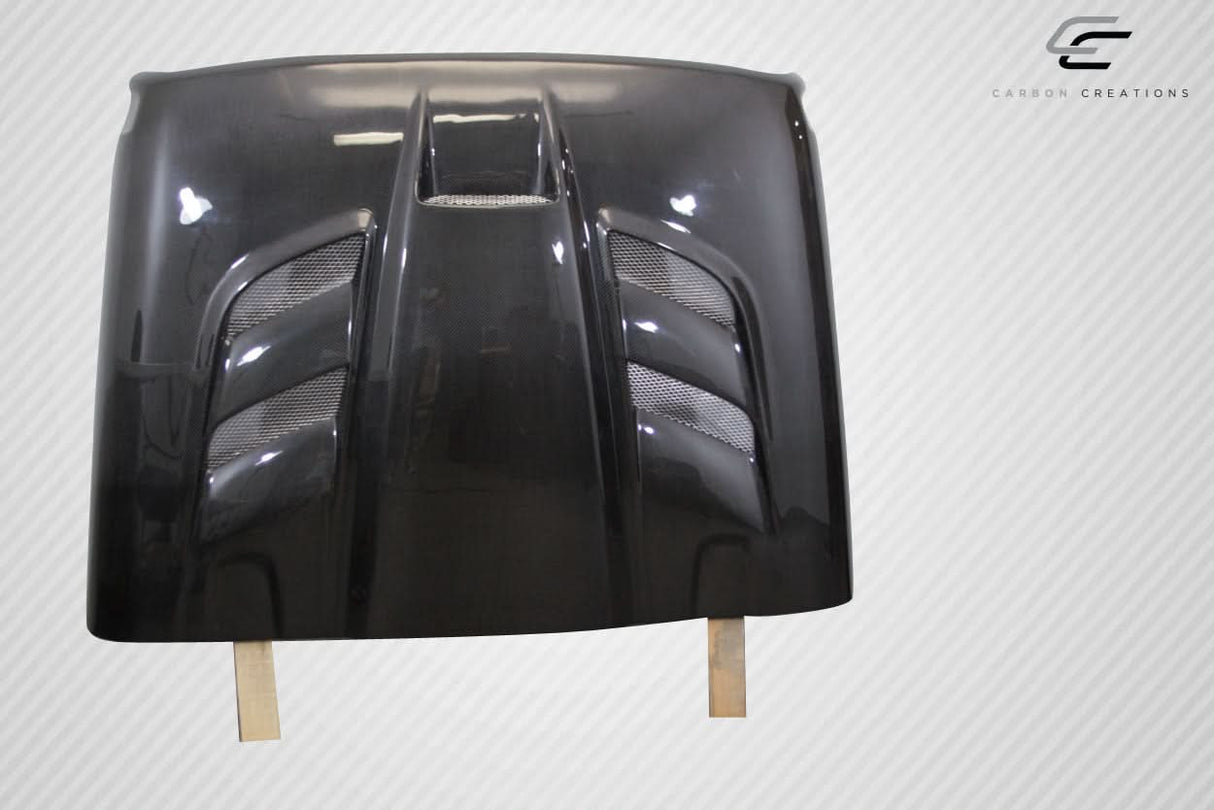 2018-2025 Jeep Wrangler JL Gladiator JT Viper Look Hood - Carbon Fiber