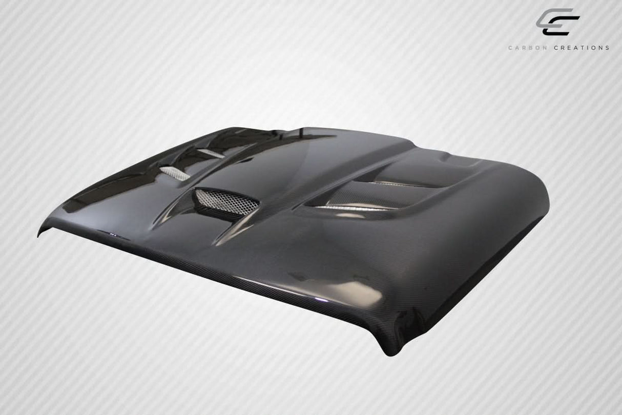 2018-2025 Jeep Wrangler JL Gladiator JT Viper Look Hood - Carbon Fiber