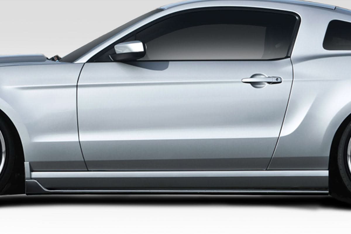 2005-2014 Ford Mustang GT350 Look Side Skirts - 2 Piece - FRP