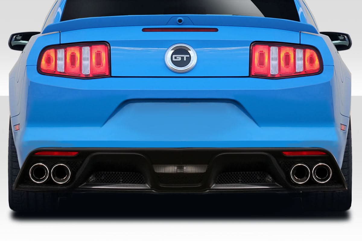2010-2012 Ford Mustang GT350 Look Rear Bumper - 1 Piece - FRP